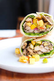 Jerk Chicken and Mango Chutney Wrap K